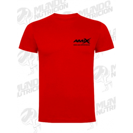 Camiseta AMIX mangas cortas roja