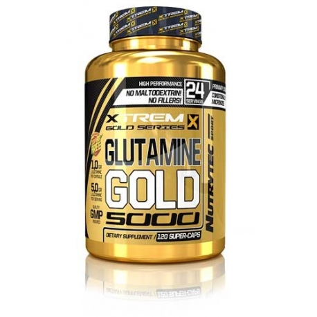 Glutamine Gold 120 caps.